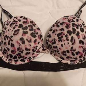BCBG 36C Leopard Print Bra